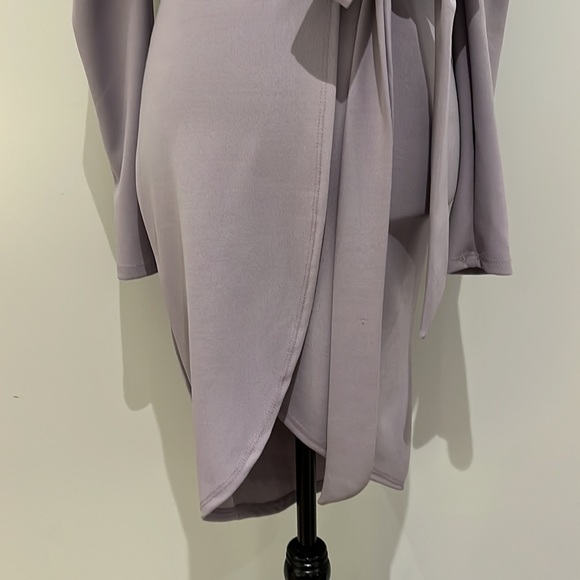 A3 Design Lilac Long Sleeved Dress - Picture 7 of 12
